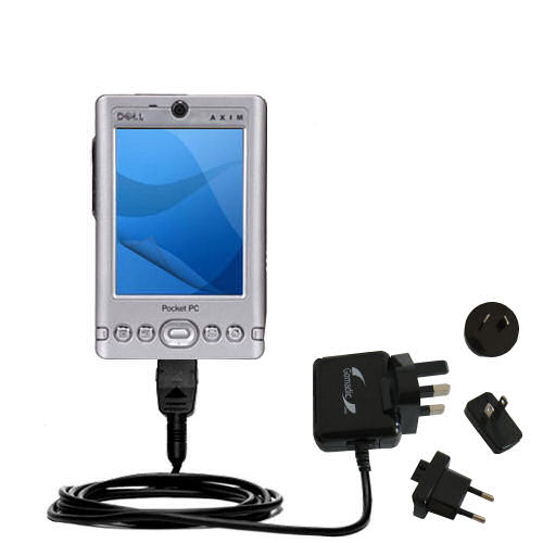 International Wall Charger compatible with the Dell Axim x3 x3i
