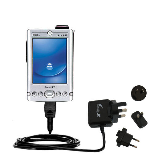 International Wall Charger compatible with the Dell Axim x3i