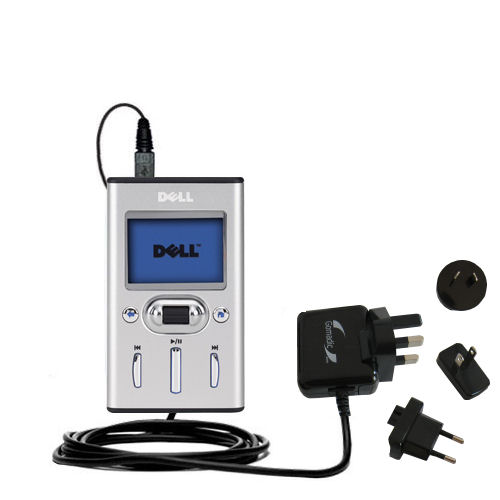 International Wall Charger compatible with the Dell Pocket DJ 20GB 30GB