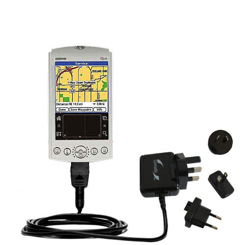 International Wall Charger compatible with the Garmin iQue 3200