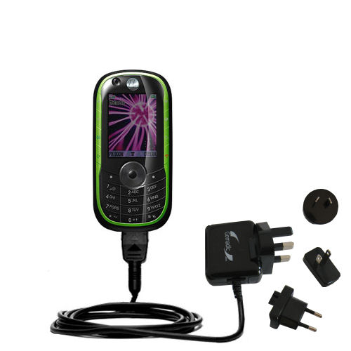 International Wall Charger compatible with the Motorola E1060