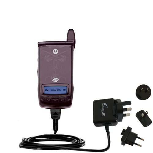 International Wall Charger compatible with the Motorola i835w