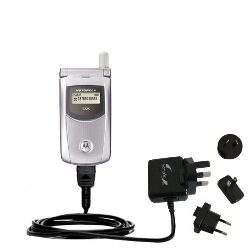 International Wall Charger compatible with the Motorola T725e