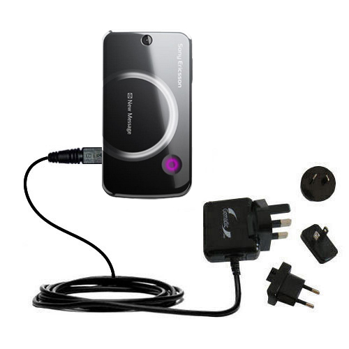 International Wall Charger compatible with the Sony Ericsson  T707a