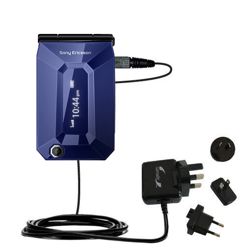 International Wall Charger compatible with the Sony Ericsson BeJoo