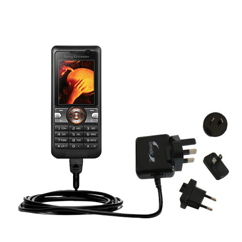 International Wall Charger compatible with the Sony Ericsson HBH-GV435