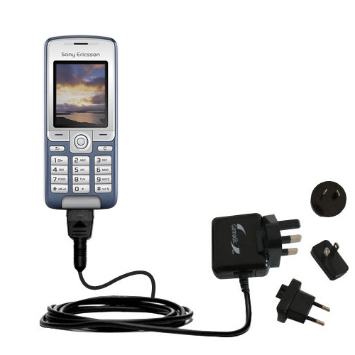 International Wall Charger compatible with the Sony Ericsson k310a