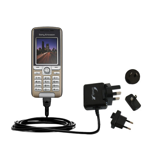 International Wall Charger compatible with the Sony Ericsson K320i