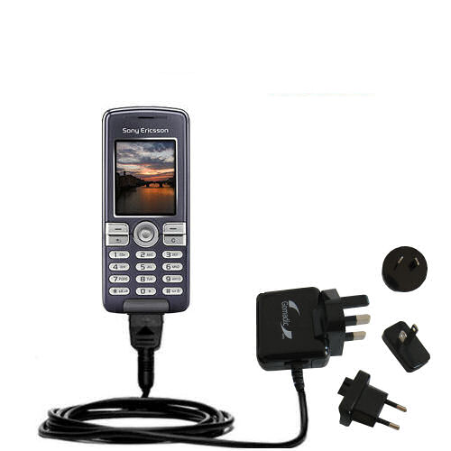 International Wall Charger compatible with the Sony Ericsson K510i