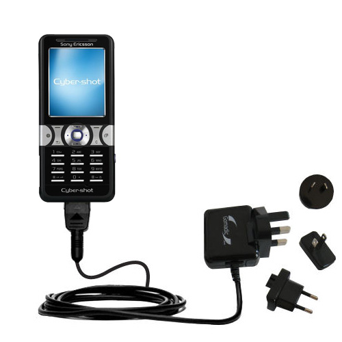 International Wall Charger compatible with the Sony Ericsson k550i