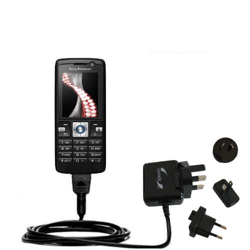 International Wall Charger compatible with the Sony Ericsson K610i