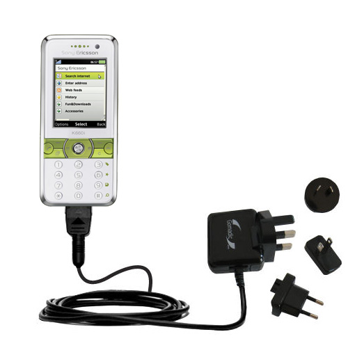International Wall Charger compatible with the Sony Ericsson k660i