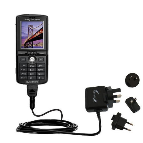 International Wall Charger compatible with the Sony Ericsson k750c