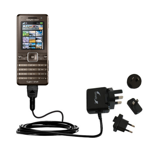 International Wall Charger compatible with the Sony Ericsson k770i