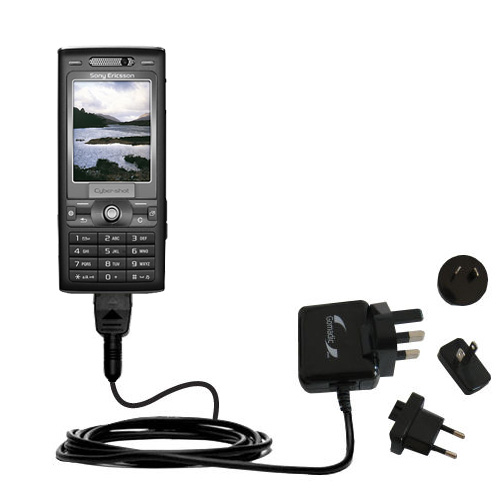 International Wall Charger compatible with the Sony Ericsson k800i