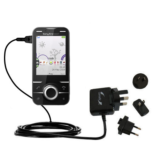 International Wall Charger compatible with the Sony Ericsson Kita
