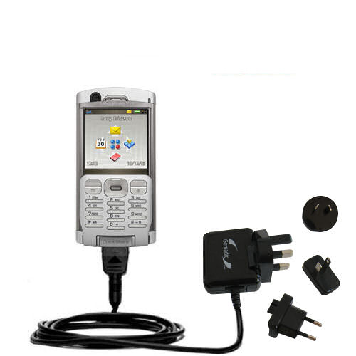 International Wall Charger compatible with the Sony Ericsson P990i