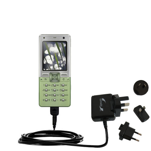 International Wall Charger compatible with the Sony Ericsson T650i