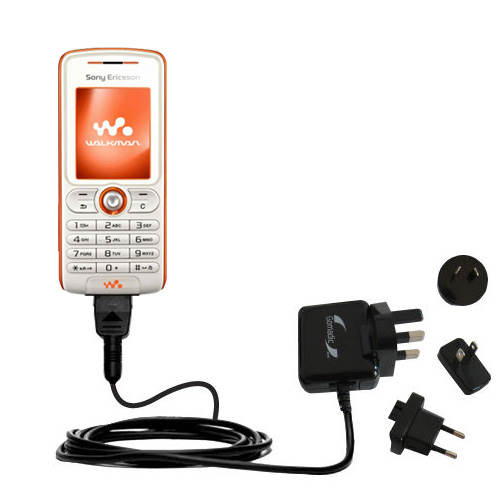 International Wall Charger compatible with the Sony Ericsson w200a