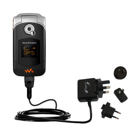 International Wall Charger compatible with the Sony Ericsson w300c