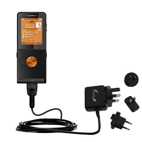 International Wall Charger compatible with the Sony Ericsson W350i