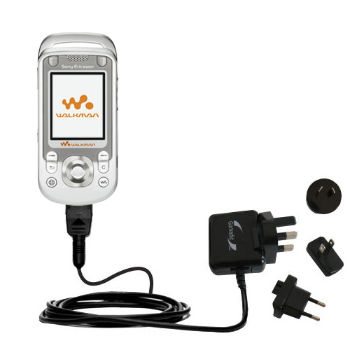 International Wall Charger compatible with the Sony Ericsson w550c