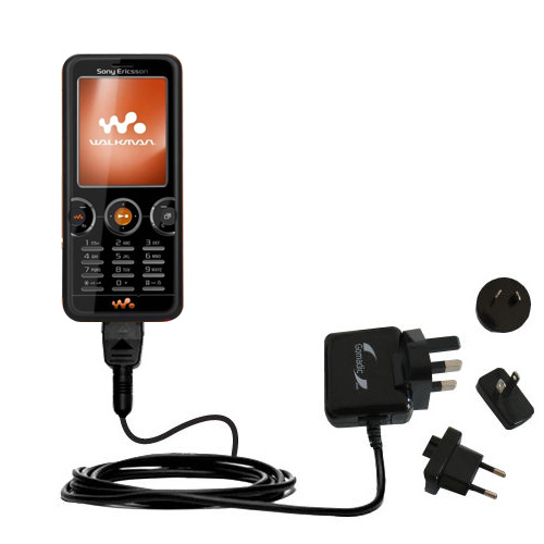 International Wall Charger compatible with the Sony Ericsson w610c