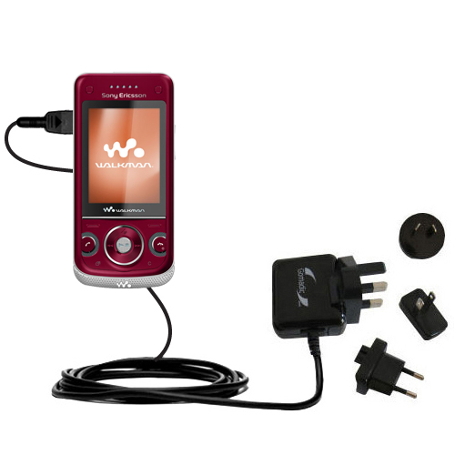 International Wall Charger compatible with the Sony Ericsson W760