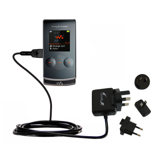 International Wall Charger compatible with the Sony Ericsson W980