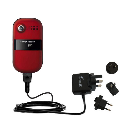 International Wall Charger compatible with the Sony Ericsson z320a