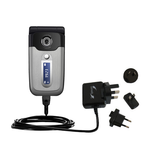 International Wall Charger compatible with the Sony Ericsson Z550 Z550a Z550i