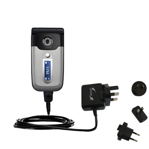 International Wall Charger compatible with the Sony Ericsson z550c