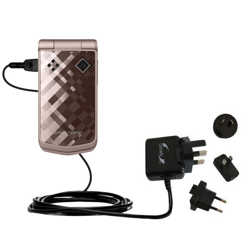 International Wall Charger compatible with the Sony Ericsson Z555
