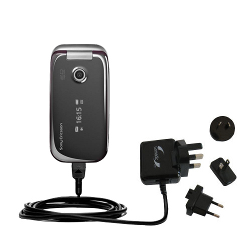 International Wall Charger compatible with the Sony Ericsson Z750
