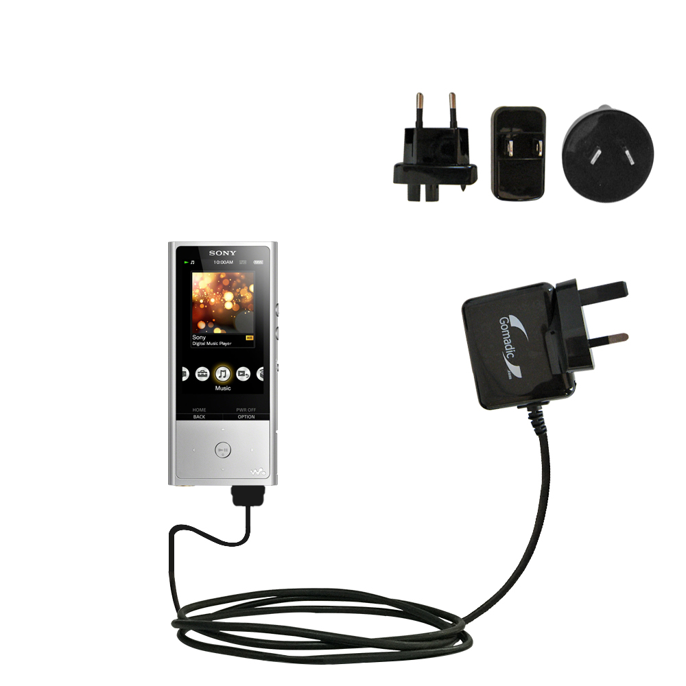 International Wall Charger compatible with the Sony NW-ZX100 / ZX100