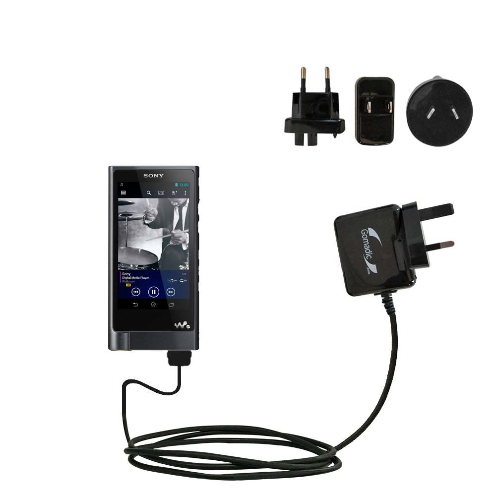 International Wall Charger compatible with the Sony NW-ZX2 / ZX2