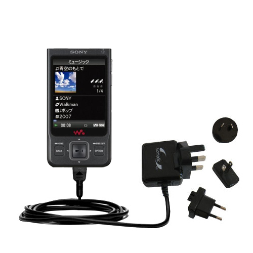 International Wall Charger compatible with the Sony Walkman NW-A918