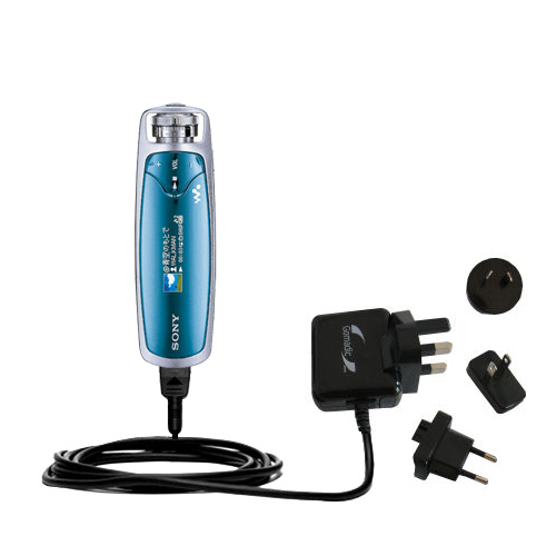 International Wall Charger compatible with the Sony Walkman NW-S603