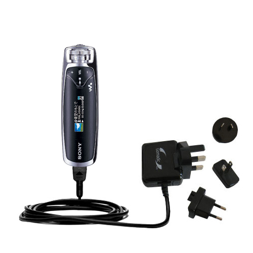 International Wall Charger compatible with the Sony Walkman NW-S706F