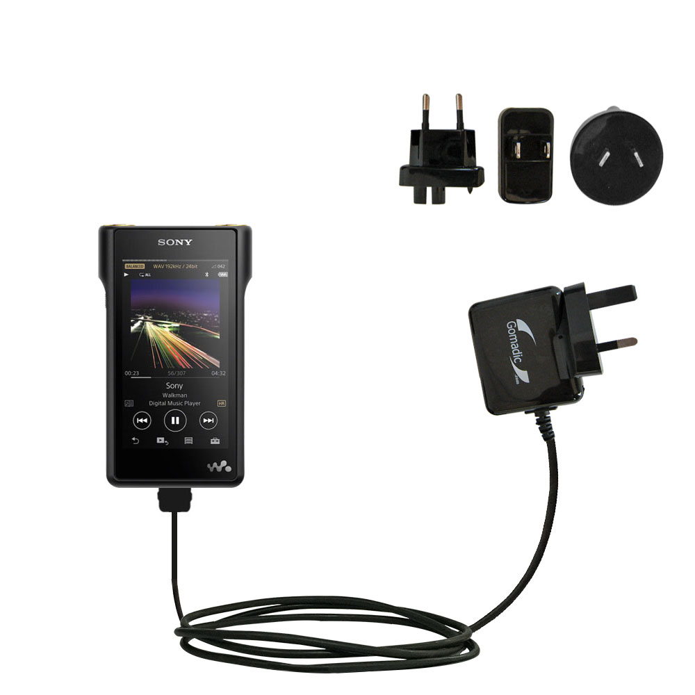 International Wall Charger compatible with the Sony Walkman NW-WM1A
