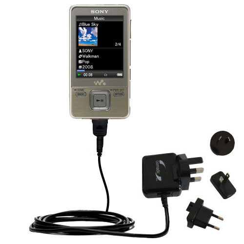 International Wall Charger compatible with the Sony Walkman NWZ-A726