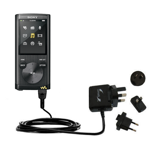 International Wall Charger compatible with the Sony Walkman NWZ-E453