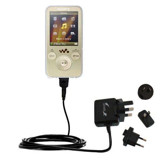 International Wall Charger compatible with the Sony Walkman NWZ-S736