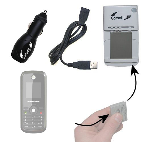 Lithium Battery Fast Charger compatible with the Motorola W173