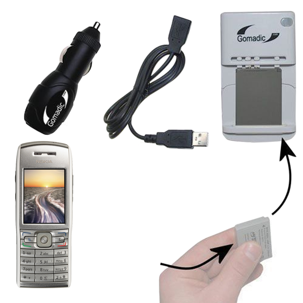 Lithium Battery Fast Charger compatible with the Nokia E50