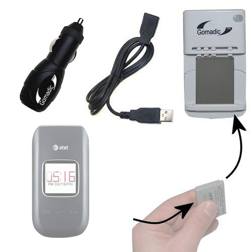 Lithium Battery Fast Charger compatible with the Pantech Breeze III 3