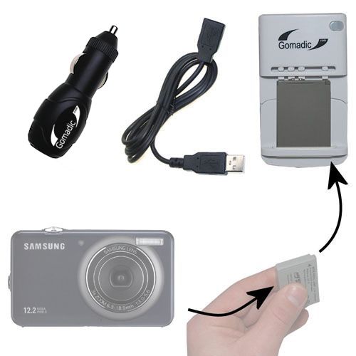 Lithium Battery Fast Charger compatible with the Samsung TL100