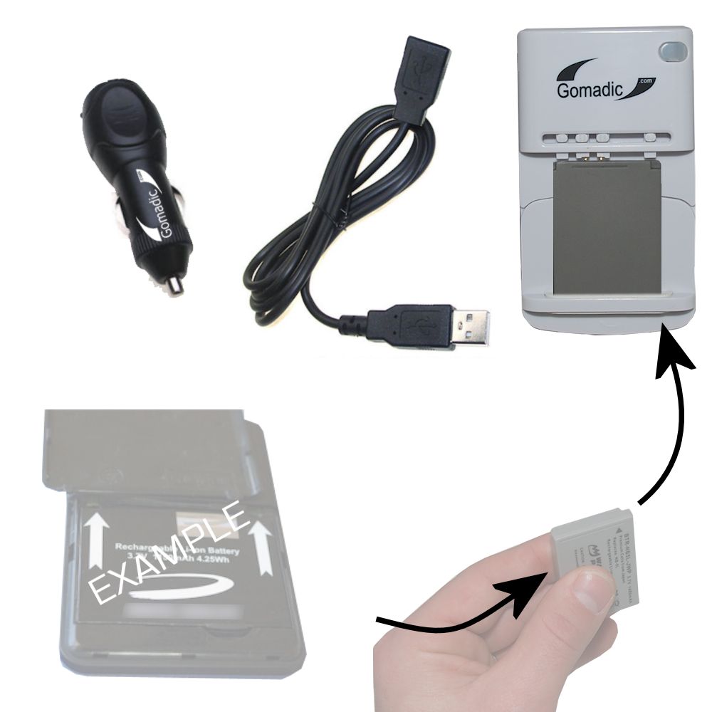 Lithium Battery Fast Charger compatible with the Sierra Wireless Overdrive Pro